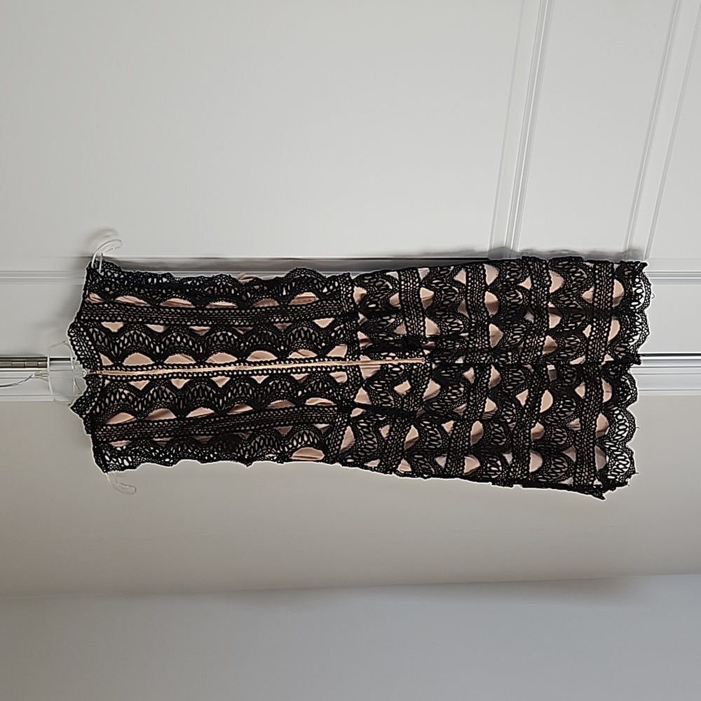 Black Eyelet Dress. - Picture 2 of 4